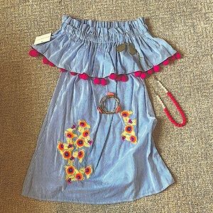 Fun, off-the-shoulder sundress. NWT